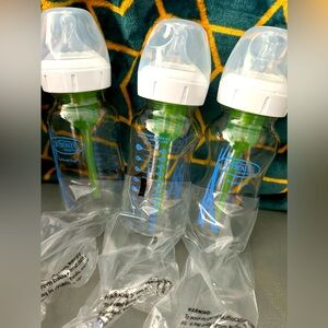 DR, BROWN'S 9OZ GLASS BABY BOTTLES